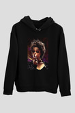 Fight Club (Tyler Durden) Baskılı Unisex Siyah Hoodie