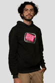 Fight Club (Tyler Durden) Baskılı Unisex Siyah Hoodie