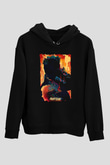 Fight Club (Tyler Durden) Baskılı Unisex Siyah Hoodie