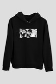 Fight Club (Tyler Durden) Baskılı Unisex Siyah Hoodie