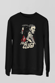 Fight Club (Tyler Durden) Baskılı Unisex Siyah Sweatshirt