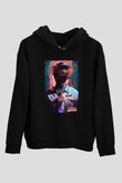 Fight Club (Tyler Durden) Baskılı Unisex Siyah Hoodie