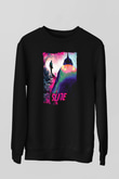 Fight Club (Tyler Durden) Baskılı Unisex Siyah Sweatshirt