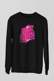 Fight Club (Tyler Durden) Baskılı Unisex Siyah Sweatshirt