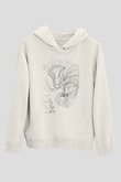 Fil Beyaz Unisex Hoodie