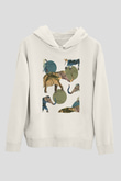 Fil Beyaz Unisex Hoodie
