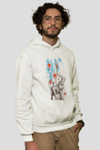 Fil Beyaz Unisex Hoodie