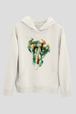 Fil Beyaz Unisex Hoodie