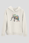 Fil Beyaz Unisex Hoodie