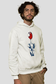 Fil Beyaz Unisex Hoodie