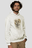 Fil Beyaz Unisex Hoodie