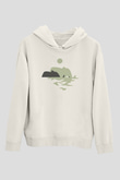 Fil Beyaz Unisex Hoodie
