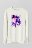 Fil Beyaz Unisex Sweatshirt