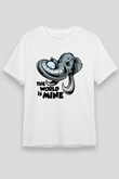 Fil Beyaz Unisex Tişört T-Shirt - TişörtFabrikası
