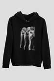 Fil Siyah Unisex Hoodie