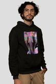 Fil Siyah Unisex Hoodie
