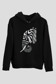 Fil Siyah Unisex Hoodie