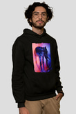 Fil Siyah Unisex Hoodie
