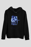 Fil Siyah Unisex Hoodie