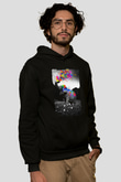 Fil Siyah Unisex Kapüşonlu Sweatshirt