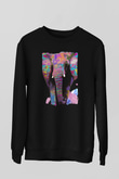 Fil Siyah Unisex Sweatshirt