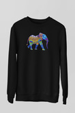 Fil Siyah Unisex Sweatshirt