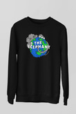 Fil Siyah Unisex Sweatshirt