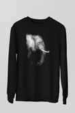 Fil Siyah Unisex Sweatshirt