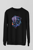 Fil Siyah Unisex Sweatshirt