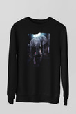 Fil Siyah Unisex Sweatshirt