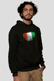 Fildişi Sahili - İvory Coast Bayrağı Baskılı Unisex Siyah Hoodie