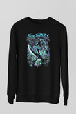 Final Fantasy Siyah Unisex Sweatshirt