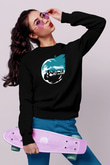 Final Fantasy Siyah Unisex Sweatshirt