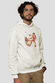 Final Fight Beyaz Unisex Hoodie