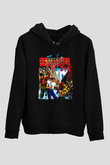 Final Fight Siyah Unisex Hoodie