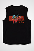 Final Fight Siyah Unisex Kolsuz Tişört