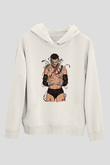 Finn Balor Baskılı Beyaz Unisex Hoodie