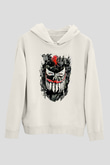 Finn Balor Baskılı Beyaz Unisex Hoodie