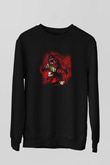 Finn Balor Baskılı Unisex Siyah Sweatshirt
