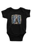 Finntroll Baskılı Unisex Siyah Bebek Body - Zıbın