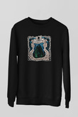 Finntroll Baskılı Unisex Siyah Sweatshirt