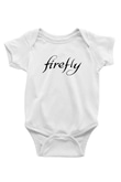 Firefly Baskılı Beyaz Unisex Bebek Body - Zıbın