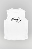 Firefly Beyaz Unisex Kolsuz Tişört