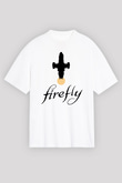 Firefly Beyaz Unisex Oversize Tişört T-Shirt