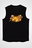 Firefly Siyah Unisex Kolsuz Tişört