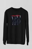 FireHouse Baskılı Unisex Siyah Sweatshirt