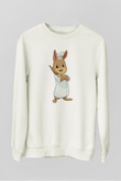 Fırıncı Beyaz Unisex Sweatshirt
