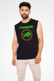 Fishbone Siyah Unisex Kolsuz Tişört