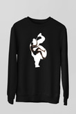 Fitness Siyah Unisex Sweatshirt