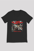 Five Finger Death Punch Baskılı Unisex Siyah V Yaka Tişört